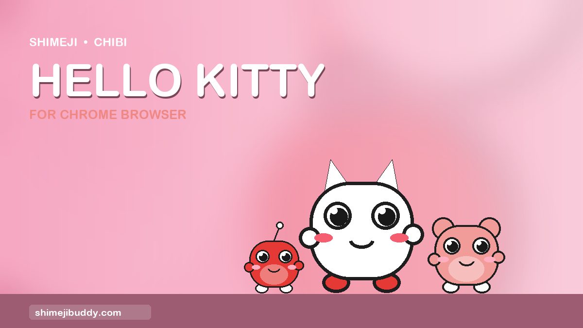Hello Kitty Shimeji For Chrome Browser