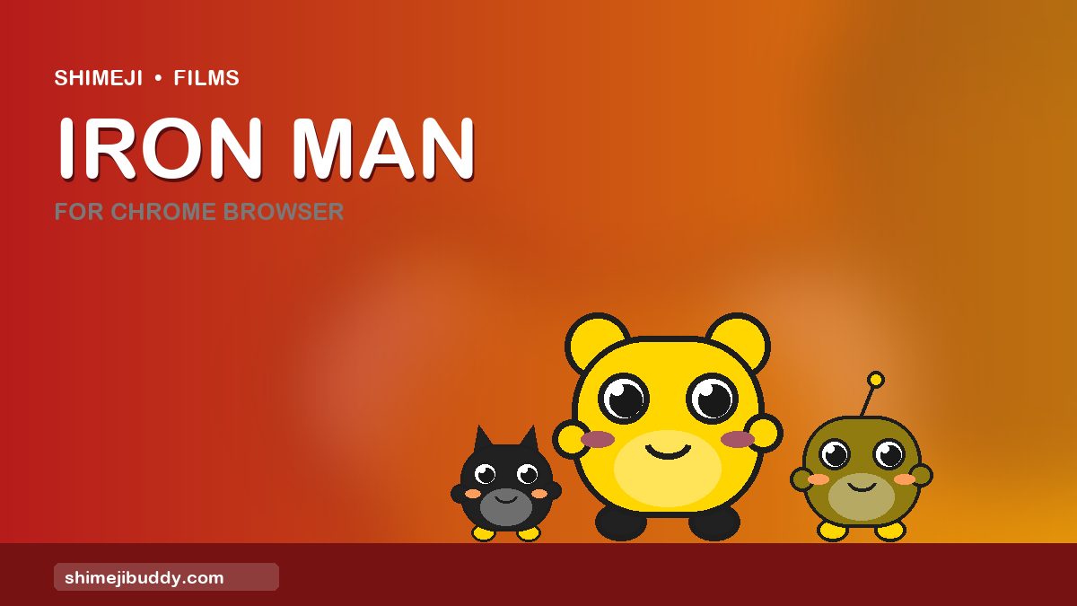 Iron Man Shimeji For Chrome Browser