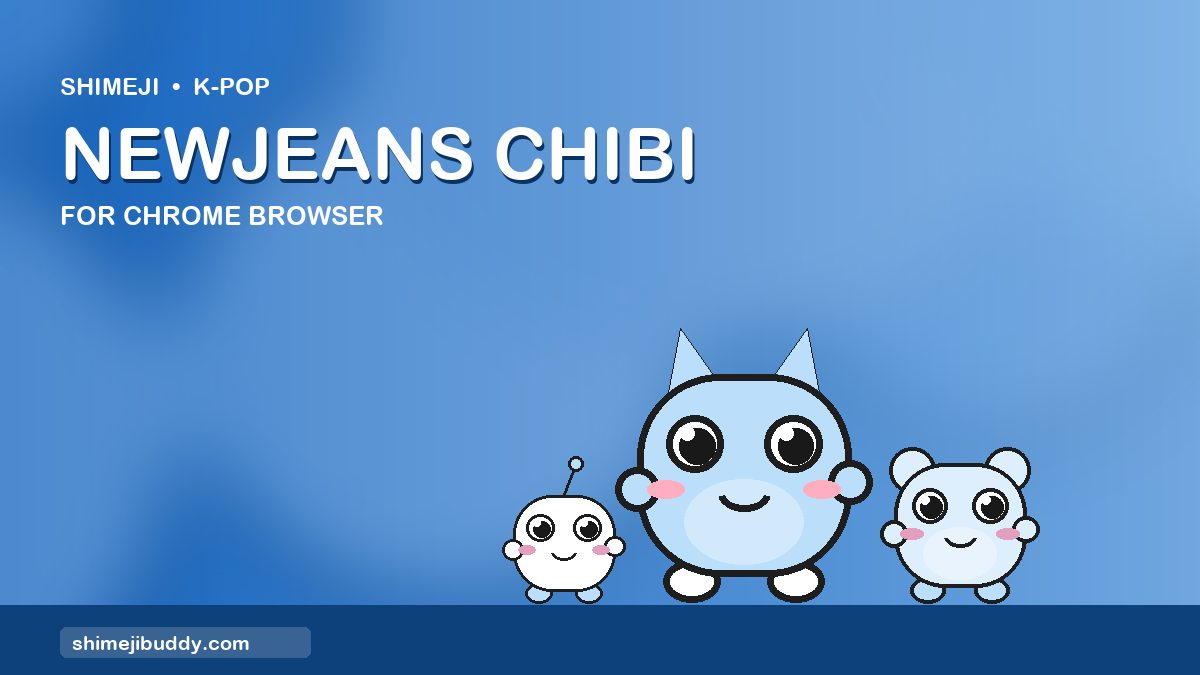 NewJeans Chibi Shimeji For Chrome Browser