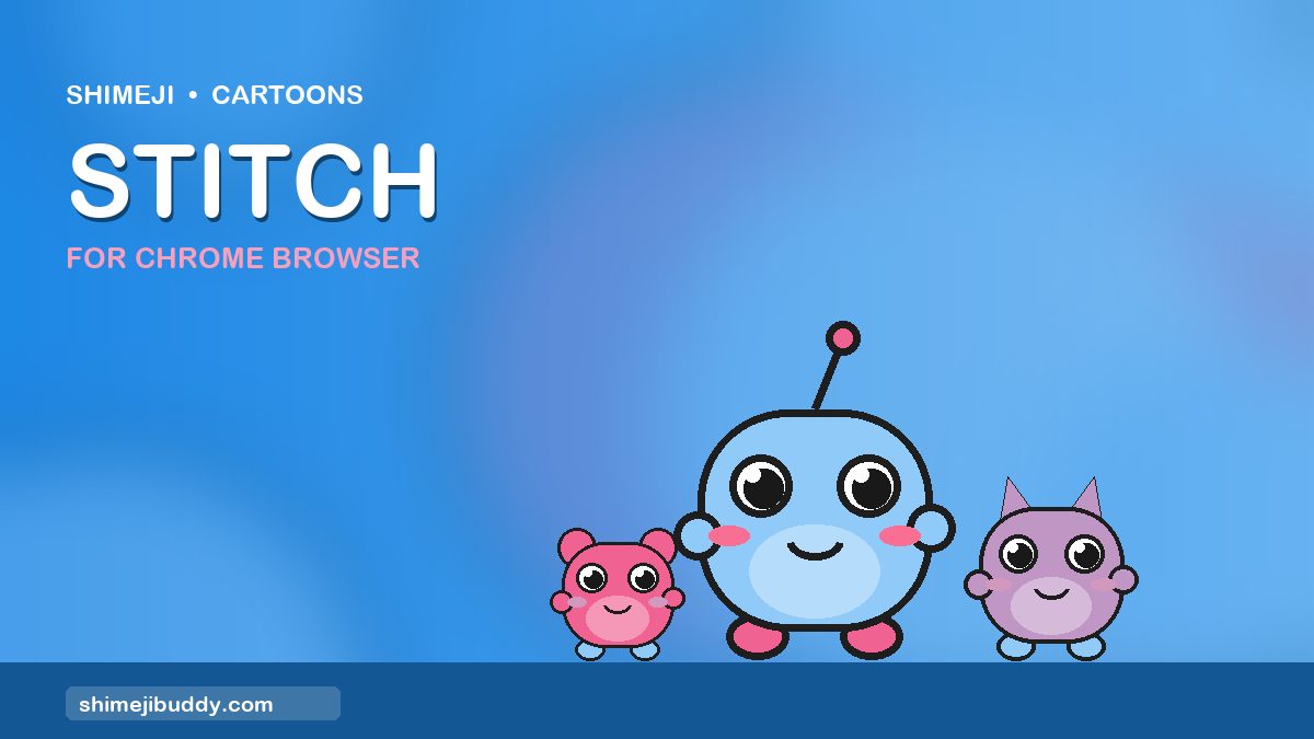 Stitch Shimeji For Chrome Browser