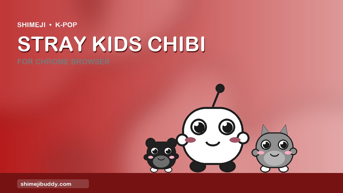 Stray Kids Chibi Shimeji For Chrome Browser