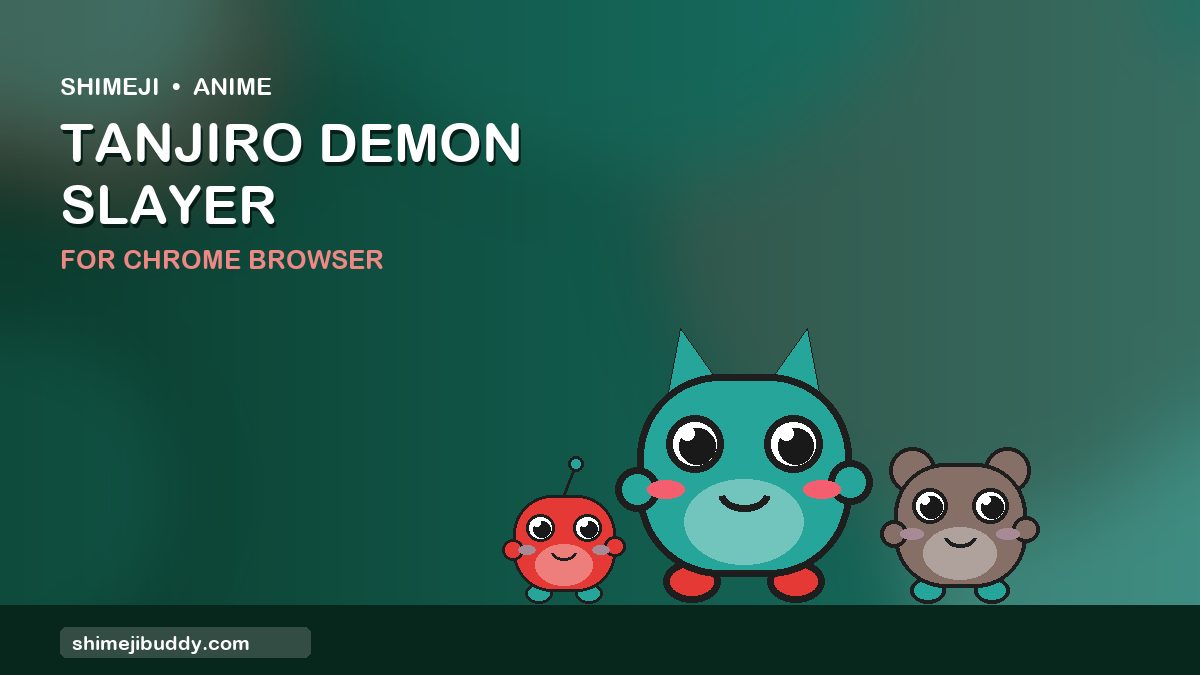 Tanjiro Demon Slayer Shimeji For Chrome Browser