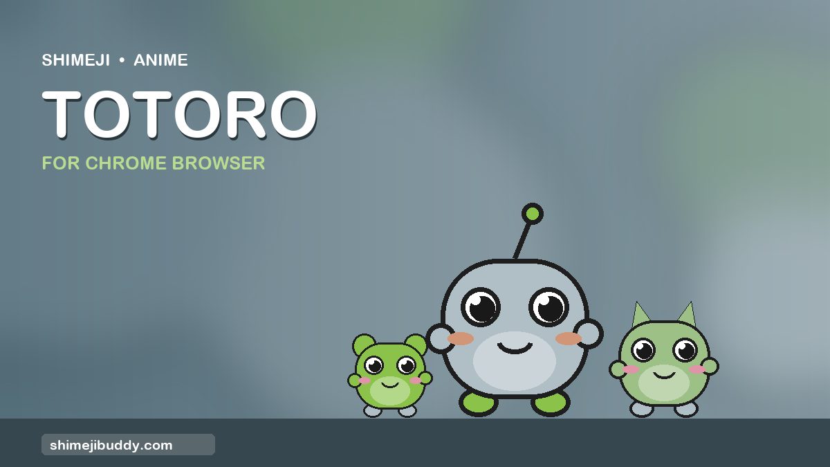 Totoro Shimeji For Chrome Browser